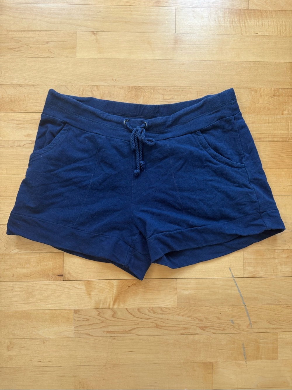 Banana Republic Factory Navy Blue Drawstring Athletic Shorts
